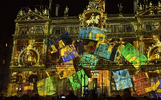 La traditionnelle fête des Lumières de Lyon