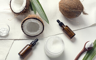 Produits cosmétiques à la noix de coco 