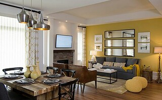 30 salons resplendissants avec du jaune