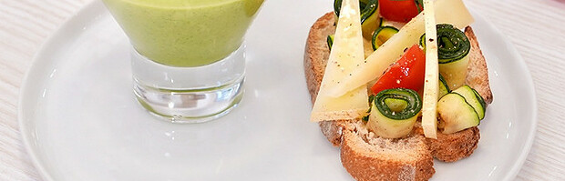 Bruschetta et gaspacho vert !