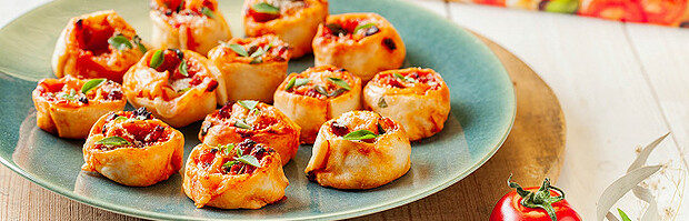 La recette de la pizza rolls apéro avec Herta® !