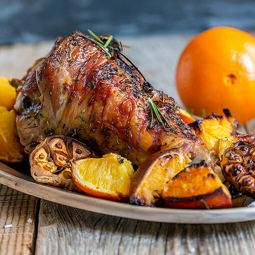 Cuisse de dinde à l’orange