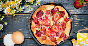 Clafoutis aux fraises