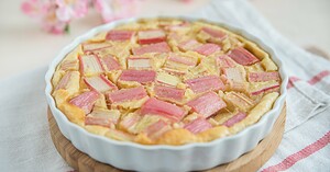 Tarte à la rhubarbe simplissime