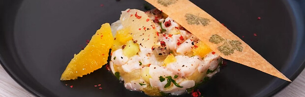 Tartare de daurade, kiwi & agrumes !