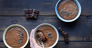 Mousse au chocolat simple express en 20 min