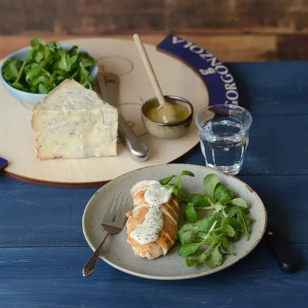 La recette de la poitrine de poulet au Gorgonzola AOP et au miel !
