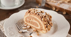 Bûche au café
