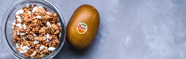 Granola kiwi jaune Zespri™ SunGold™ !