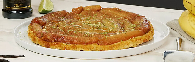 Tarte tatin aux bananes caramélisées !